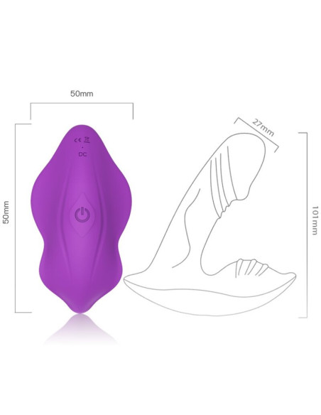 ARMONY - Švilpuko vibratorius su nuotolinio valdymo pultu, violetinės spalvos