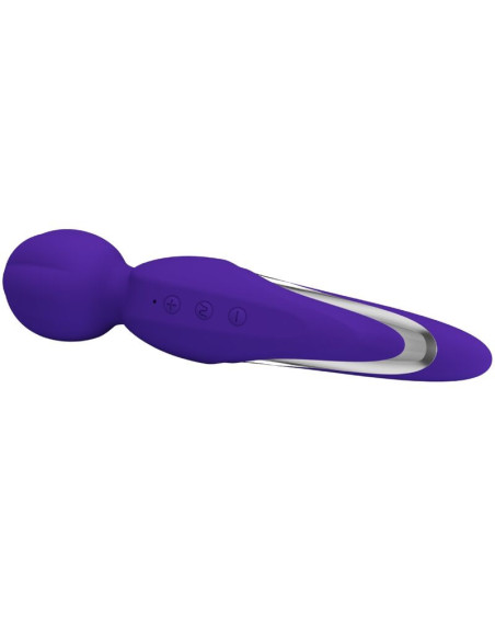 PRETTY LOVE – „Walter“ vibratorius su lašeliu, violetinė spalva