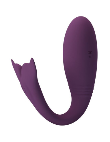 PRETTY LOVE - JAYLEEN VIBRATORIUS SU PROGRAMĖLE IR NUOTOLINIO VALDYMO VALDYMU, VIOLETINIS