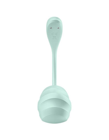 SATISFYER – „SMOOTH PETAL“ G TAŠKO STIMULIATORIUS, ŽALIAS VANDENS FORMOS, NEMOKAMA PROGRAMĖLĖ
