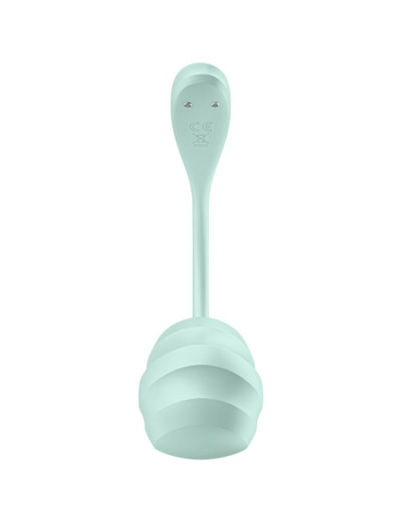 SATISFYER – „SMOOTH PETAL“ G TAŠKO STIMULIATORIUS, ŽALIAS VANDENS FORMOS, NEMOKAMA PROGRAMĖLĖ