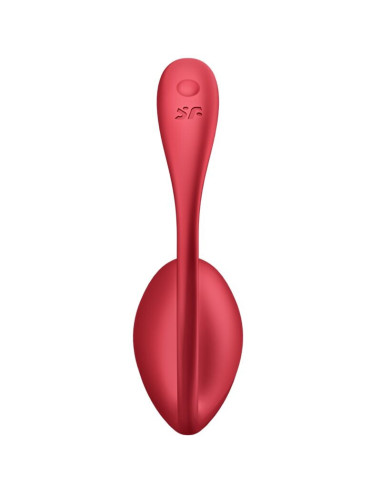 SATISFYER - SHINY PETAL G POINT REMOTE CONTROL STIMULATOR RED FREE APP