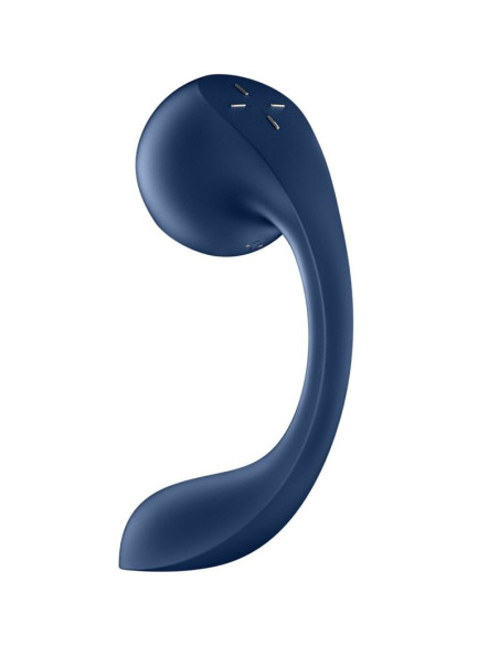 SATISFYER – „PRO WAVE 4 G-SPOT IR ORO PULSŲ STIMULIATORIUS, NEMOKAMA PROGRAMĖLĖ, TAMSI MĖLYNA