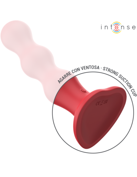 INTENSE - CODY VIBRATORIUS SU SIURTUKU IR RAUDONU NUOTOLINIO VALDYMO PULTELIU