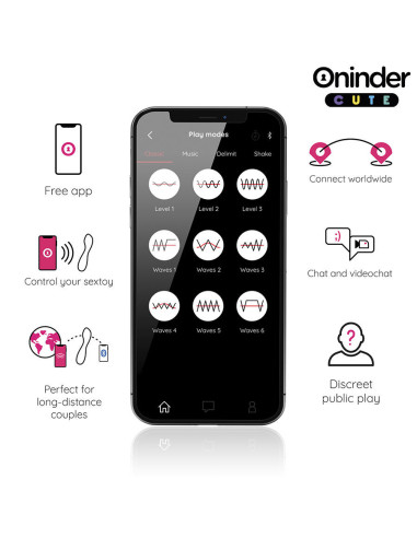 ONINDER CUTE - LOVE BUDDY MASTER G-SPOT VIBRATORIUS ELEMENTAS - NEMOKAMA PROGRAMĖLĖ VISAME PASAULYJE