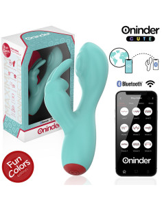 ONINDER CUTE - LOVE BUNNY G-SPOT KLITORINIS VIBRATORIUS - NEMOKAMA PASAULINĖ PROGRAMĖLĖ