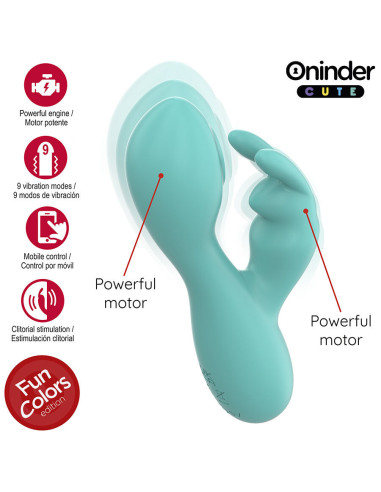 ONINDER CUTE - LOVE BUNNY G-SPOT CLITORAL VIBRATOR - FREE WORLDWIDE APP