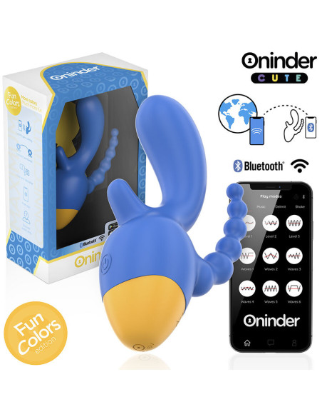 ONINDER CUTE - MYLĖK 3 KAM TRIGUBĄ VIBRATORIŲ - NEMOKAMA PROGRAMĖLĖ VISAME PASAULYJE
