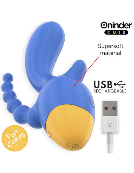 ONINDER CUTE - MYLĖK 3 KAM TRIGUBĄ VIBRATORIŲ - NEMOKAMA PROGRAMĖLĖ VISAME PASAULYJE