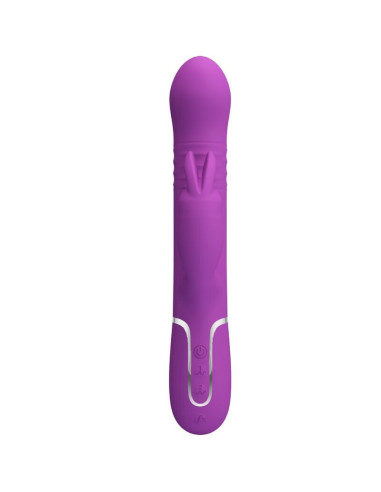 PRETTY LOVE - COALE 4 IN 1 MULTIFUNCTION RABBIT VIBRATOR PURPLE