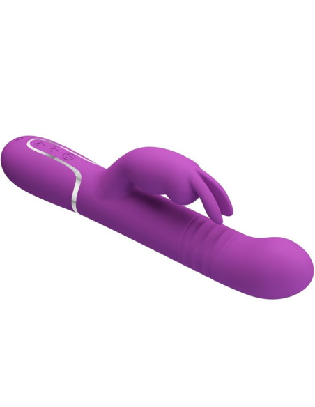 PRETTY LOVE - COALE 4 IN 1 MULTIFUNCTION RABBIT VIBRATOR PURPLE
