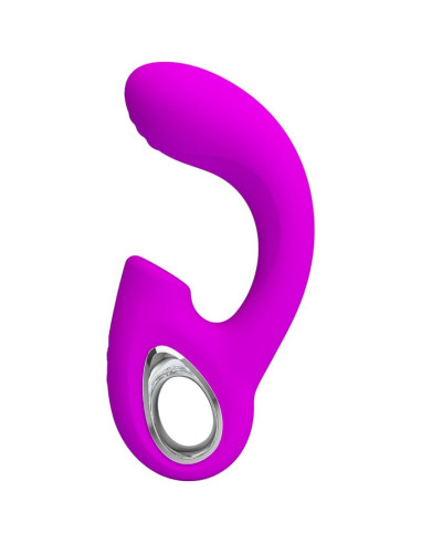 PRETTY LOVE – SIBEL SIBEL G-SPOT VIBRATORIUS KLITORIAUS STIMULIATORIUS 10 VIBRACIJOS POKYČIŲ VIOLETINIS