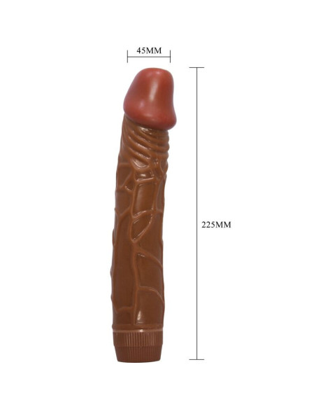 BAILE - BOB REALISTIC VIBRATOR 22.5 CM MULATTO