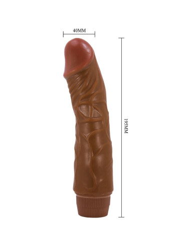 BAILE - JEFF REALISTINIS VIBRATORIUS 19,5 CM MULATTAS