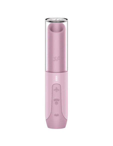 SATISFYER – ROŽINIS SLAPTO BUČINIO BANGOS KLITORIO STIMULIATORIUS