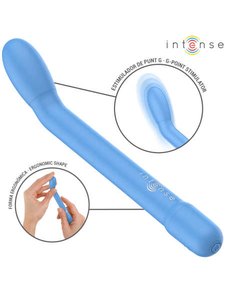 INTENSE - KARLIE RECHARGEABLE G-SPOT STIMULATOR BLUE