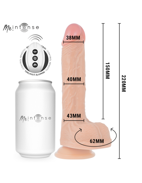 MR INTENSE - BROSNAN REALISTIŠKAS VARPOS NUOTOLINIO VALDYMO PULTELIS 22 CM -O-4 CM