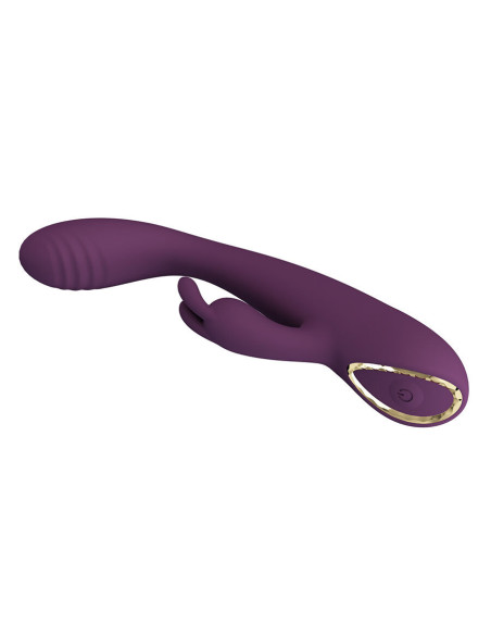 PRETTY LOVE - EMMA RABBIT PURPLE VIBRATOR WITH STIMULATOR