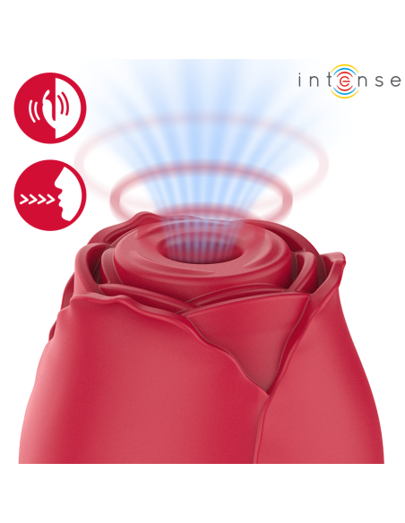 INTENSE - CAMELLIA CLITORAL SUCTION ROSE BY WAVES BORDEAUX