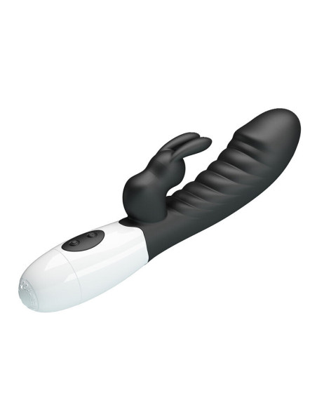 PRETTY LOVE - NAUGHTY BUNNY 30 FUNCTION RABBIT VIBRATOR BLACK