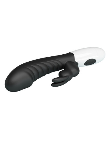 PRETTY LOVE - NAUGHTY BUNNY 30 FUNCTION RABBIT VIBRATOR BLACK