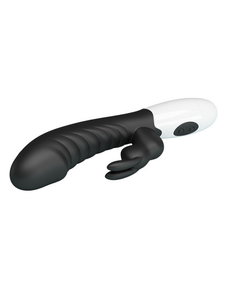 PRETTY LOVE - NAUGHTY BUNNY 30 FUNCTION RABBIT VIBRATOR BLACK