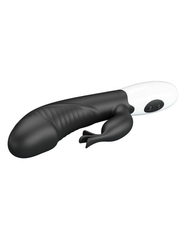 PRETTY LOVE - RASMUSSEN 30 FUNCTION RABBIT VIBRATOR BLACK