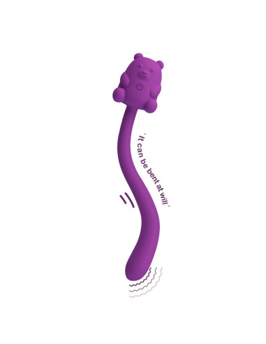PRETTY LOVE - CUTE BEAR FLIRTING STICK RECHARGEABLE VIBRATOR