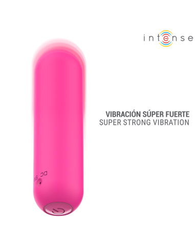 INTENSE - JUDY RECHARGEABLE VIBRATING BULLET WITH REMOTE CONTROL PINK