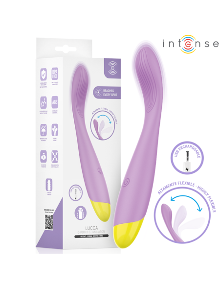 INTENSE - LUCCA FLEXIBLE USB RECHARGEABLE G-POINT STIMULATOR