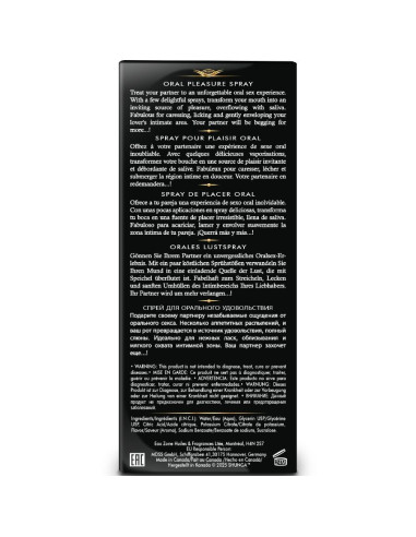 SHUNGA - WAVES PLEASURE SPRAY ORAL SEDUCTIVE STRAWBERRY 20 ML