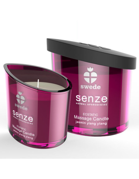 SWEDE - SENZE ECSTATIC MASSAGE CANDLE - JASMINE, YLANG YLANG