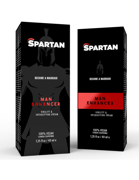 SPARTAN - POROMS GELINIS VYRIŠKUMO IR JAUTRUMO SKIRTUVAS 100 VEGANIŠKAS KREMAS