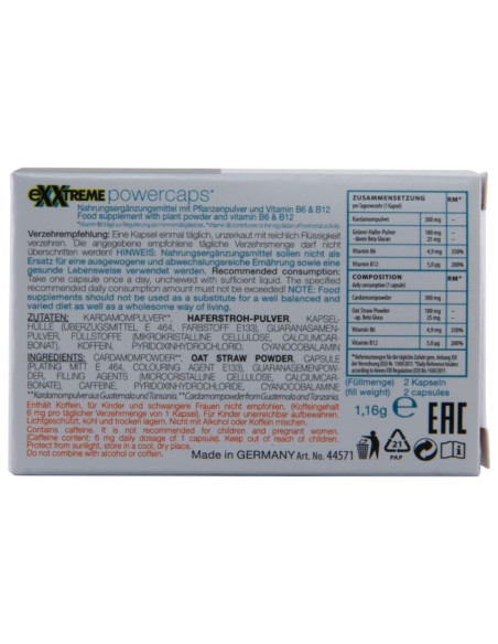 HOT - EXXTREME POWER CAPS MAN 2 UNITS