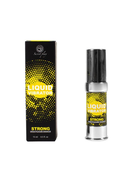 SECRETPLAY - STIMULIUOJAMASIS SKYSTIS VIBRATORIUS STIMULIUOTUVAS UNISEX, STIPRUS 15 ML