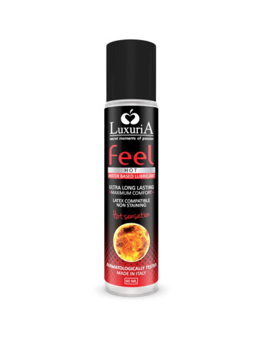 INTIMATELINE - LUXURIA FEEL HOT SENSATION WATER BASED LUBRICANT 60 ML
