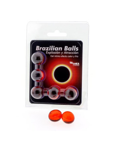 TALOKA - 5 BRAZILIAN BALLS HOT and COLD EFFECT EXCITING GEL 2
