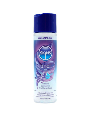 SKINS - ANALINIS HIBRIDINIS VANDENS IR SILIKONO PAGRINDAS LUBRIKANTAS 130 ML