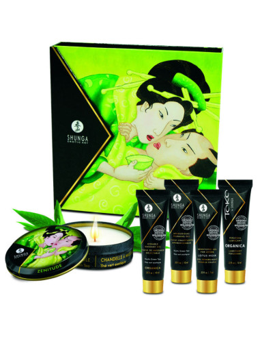 SHUNGA - SECRET GEISHA ekologiškos žaliosios arbatos rinkinys