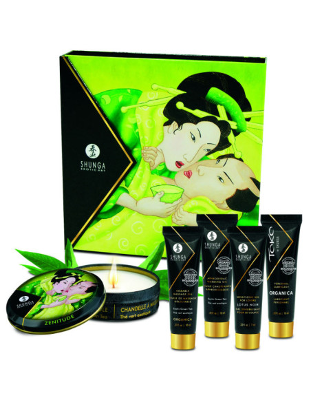 SHUNGA - SECRET GEISHA ORGANIC GREEN TEA KIT