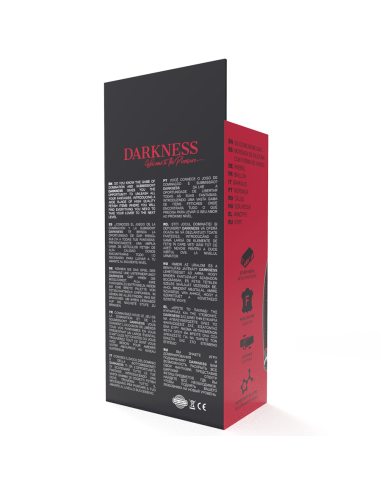 DARKNESS - BLACK BONE SILICONE GAG