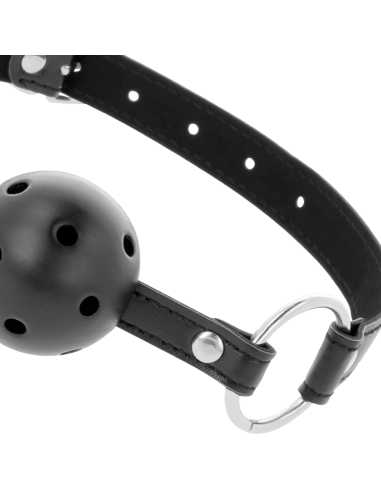 DARKNESS - BLACK BREATHABLE GAG
