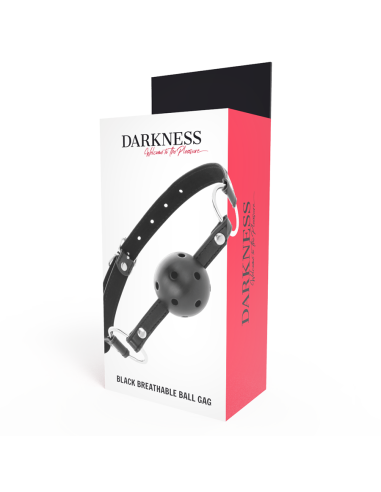 DARKNESS - BLACK BREATHABLE GAG