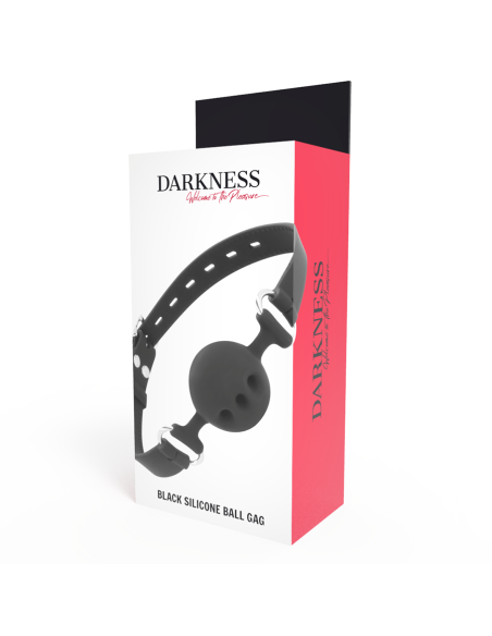 DARKNESS - JUODAS KVĖPUOJANTIS SILIKONINIS KAMŠTELIS