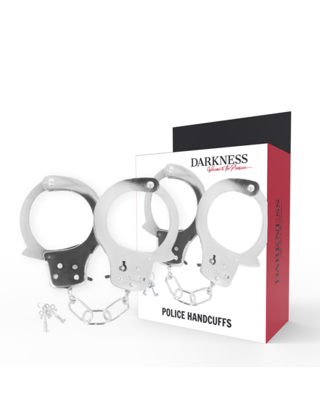 DARKNESS - METAL HANDCUFFS WITH KEYS