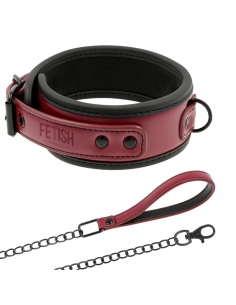 FETISH SUBMISSIVE DARK ROOM - NEOPRENE LINING CHAIN NECKLACE