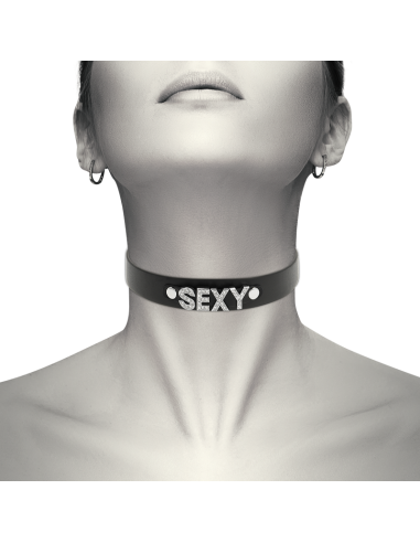 COQUETTE CHIC DESIRE - SEXY VEGAN LEATHER CHOKER