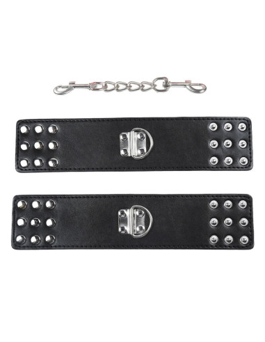 OHMAMA FETISH - WRIST RESTRAINTS SNAP FASTEN METAL