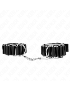 KINK - HINGE-LIKE THIN WRIST RESTRAINTS BLACK ADJUSTRABLE 16-22 CM X 3.5 CM 2