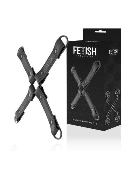 FETISH SUBMISSIVE - VEGAN LEATHER HANDCUFF UNION